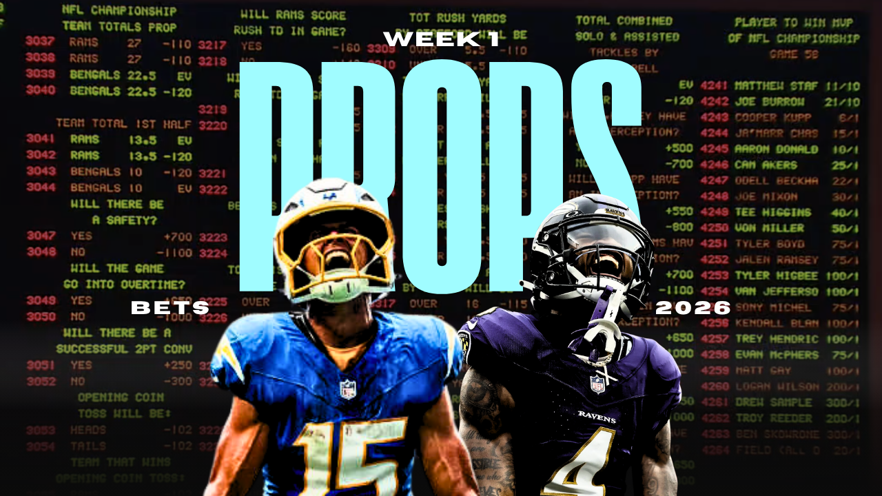 Player Prop Bets for Week 1